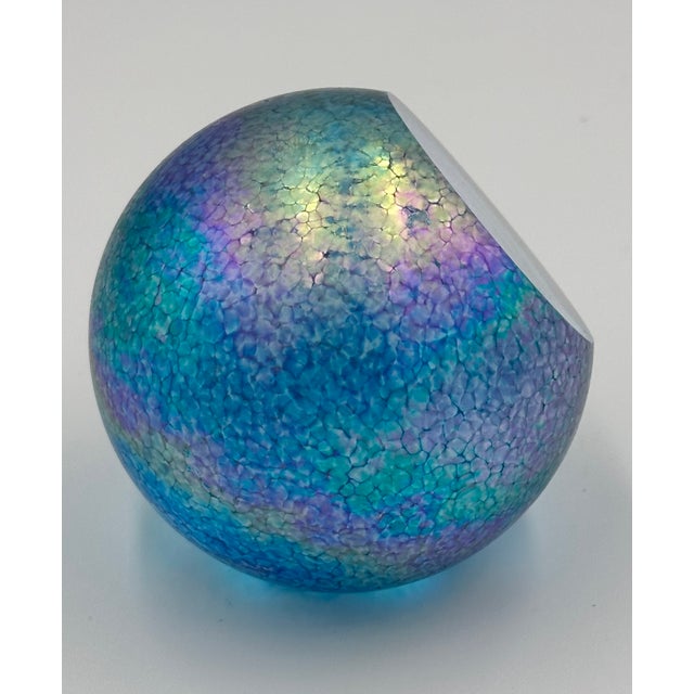 Glass Glass Eye Studio Celestial Series Supernova Paperweight Nib Retired For Sale - Image 7 of 10