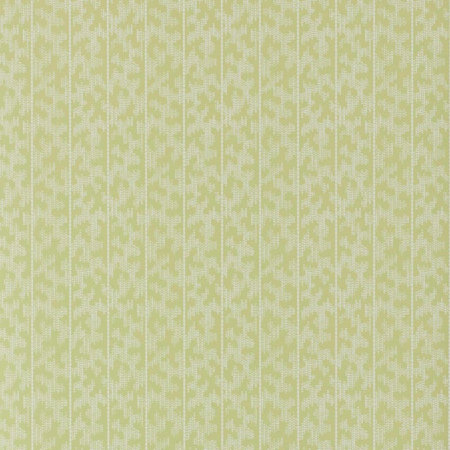 Sample - Schumacher X David Oliver Montepellier Wallpaer in Lime Blossom For Sale