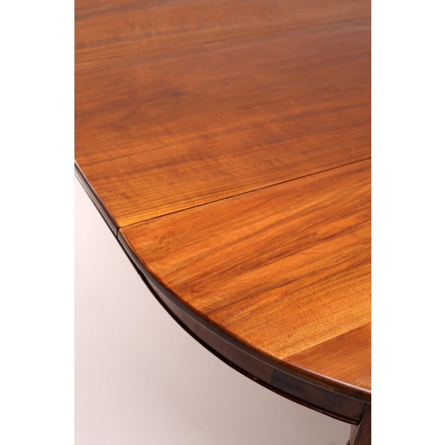 French Extendable Walnut Dining Table, 1850 For Sale - Image 16 of 18