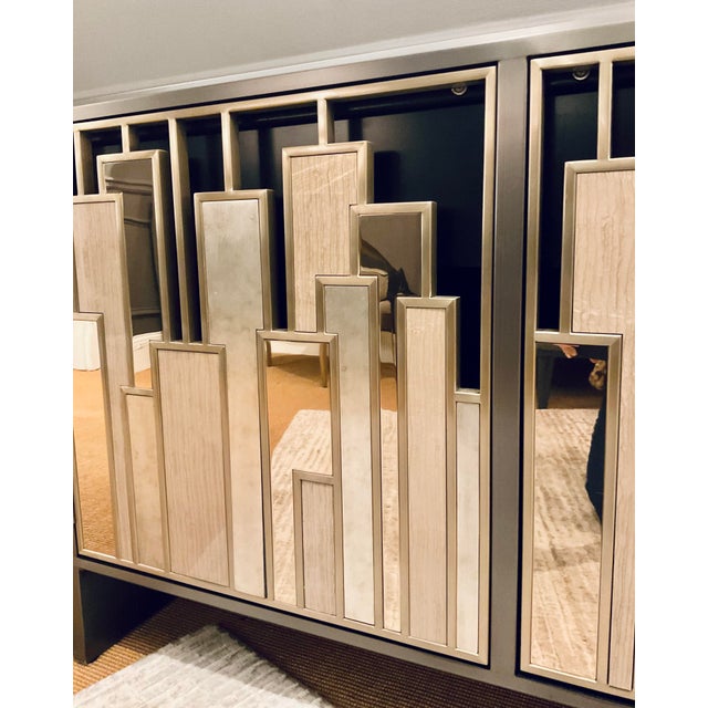 Metal Caracole Signature Modern Midtown Credenza For Sale - Image 7 of 10