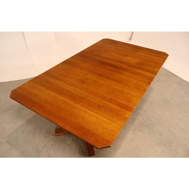 Stickley Mission Collection Oak Double Pedestal Dining Table For Sale In Philadelphia - Image 6 of 18