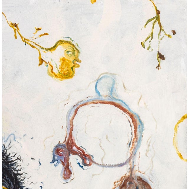 1980s 1980s Robert Dandarov "Vincent" Oil on Masonite For Sale - Image 5 of 10