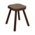 Brutalist Rustic Wood Milk Stool For Sale - Image 15 of 15