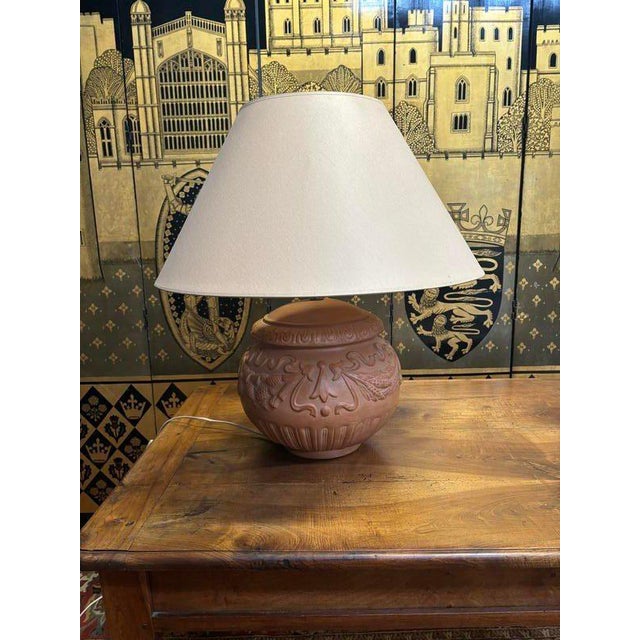 Terracotta Table Lamp For Sale - Image 3 of 7