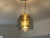Gold Vintage Gilded Glass Pendant Light from Erco, 1970s For Sale - Image 8 of 13