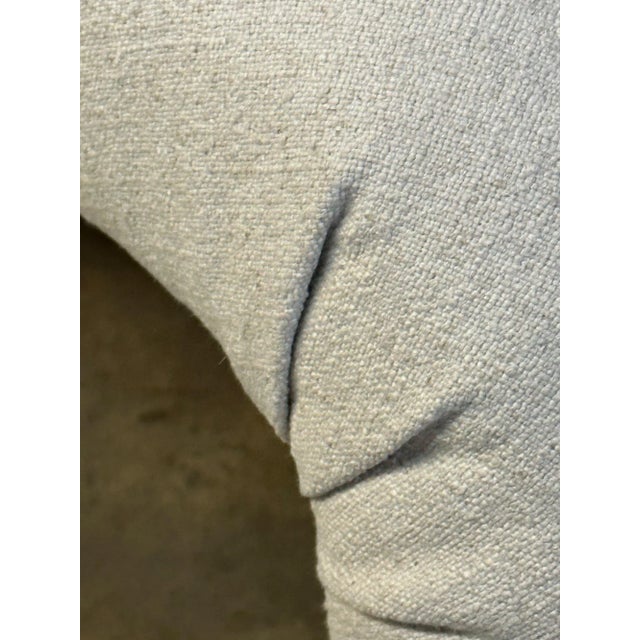 Handcrafted Curved Waterfall Bench For Sale - Image 10 of 11