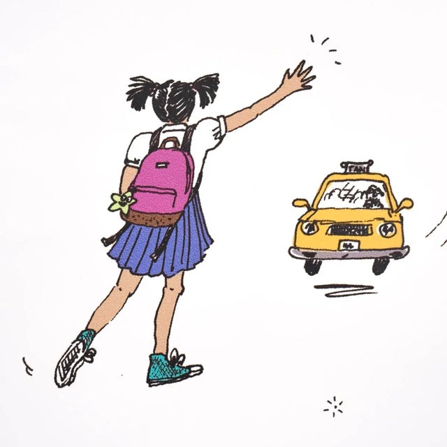Schumacher Schumacher x The New Yorker Joana Avillez's Street Scenes Wallpaper In Multicolor On White For Sale - Image 4 of 5