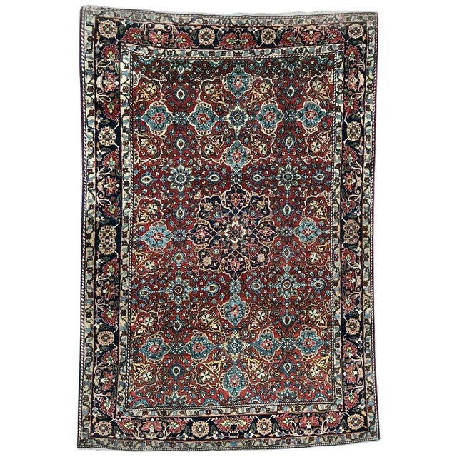 Antique Ispahan Rug, 1890s For Sale - Image 16 of 16