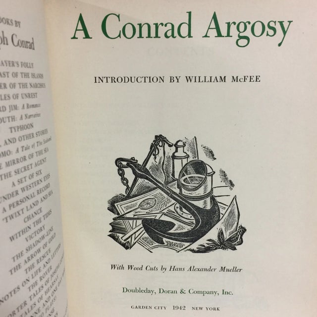 Mid-Century Modern A Conrad Argosy 1942 Mueller Woodcuts For Sale - Image 3 of 9