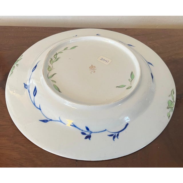 Derby Porcelain Large Antique Early 19th Century Derby Porcelain Imari Plate For Sale - Image 4 of 7
