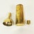Gold Modernist Brass Shaker, Italy, 1960s For Sale - Image 8 of 14