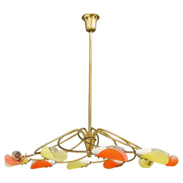 Tornado Chandelier by Rupert Nikoll, Vienna, 1960s For Sale