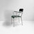 1930s Italian Metal and Faux Leather Chairs by Maltoni Carlo Arredi Metallici, 1930s, Set of 2 For Sale - Image 5 of 18