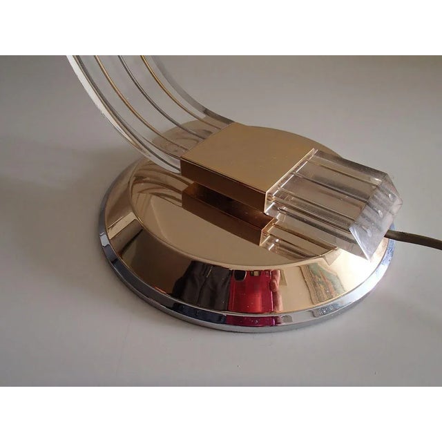 Brass & Chrome Table Lamps, 1990s, Set of 2 For Sale - Image 10 of 18