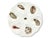 Mid 20th Century Vintage French Porcelain Oyster Set, 6 Plates & Platter For Sale - Image 5 of 7