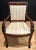 Traditional Early 20th Century Pair Of Carved Mahogany Dolphin Form Armchairs For Sale - Image 3 of 8