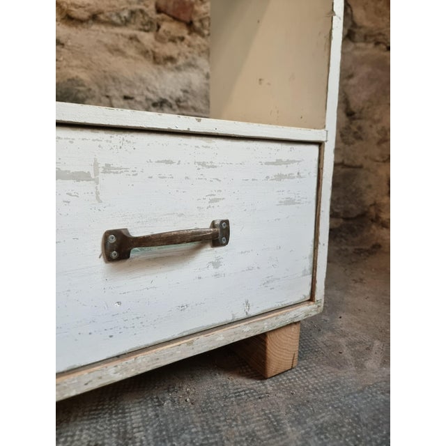 Vintage French Pine Shoe Cabinet with Drawers, 1960s For Sale - Image 6 of 18