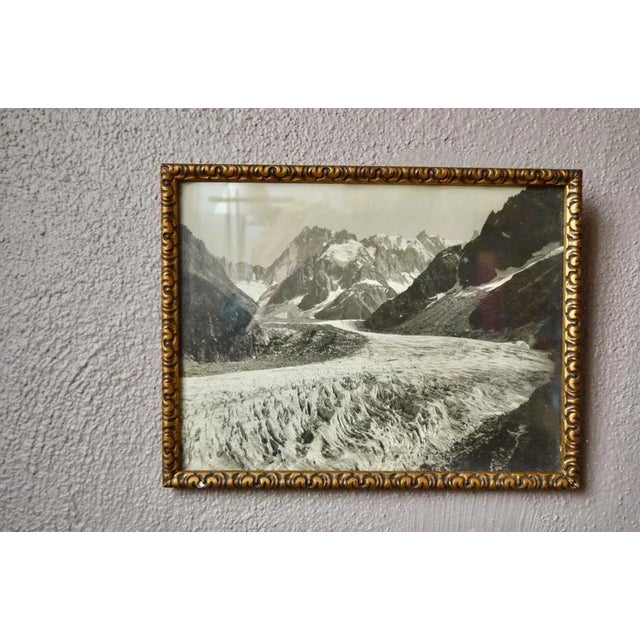 Black La Mer de Glace, Photograph, Framed For Sale - Image 8 of 8