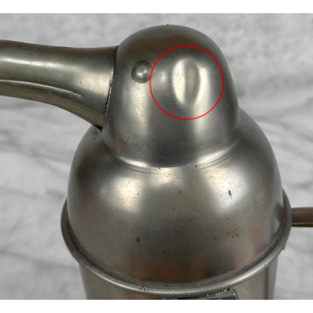 Vintage Art Deco Penguin Stainless Steel Cocktail Shaker Mixer For Sale - Image 9 of 12
