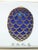 House of Faberge & Limoges Porcelain Tray With Hand Painted Parcel Gilt Pine Cone Egg For Sale - Image 9 of 11