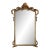 Vintage Regency Rococo Style Gilt Beveled Mirror For Sale