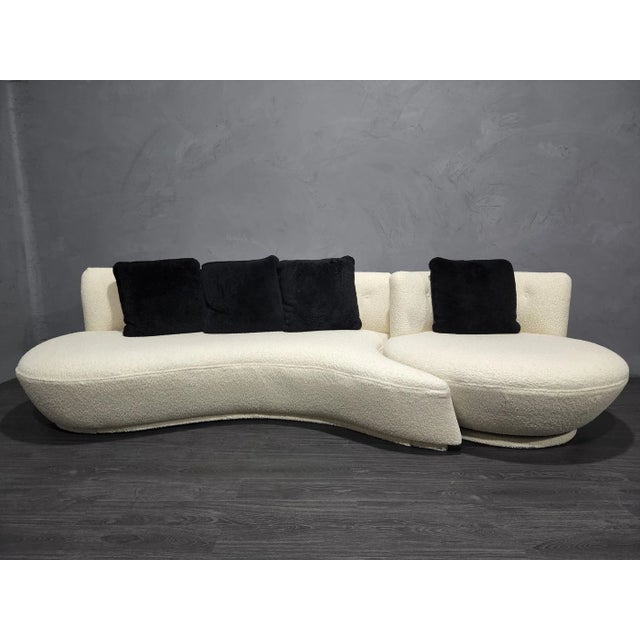 Mid 20th Century Sofa and Swivel Chair, Attributed to Vladimir Kagan For Sale - Image 10 of 10