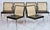 1960s Vintage Paul McCobb for Lane Cane-Back Dining Chairs in Rosewood & Chrome & Newly Caned Backs - Set of 6 For Sale - Image 5 of 14