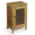 Tan Side Cabinet with Lattice Front, 1940s For Sale - Image 8 of 8