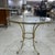 Modern Late 20th Century Glass Top Brass Gueridon For Sale - Image 3 of 8