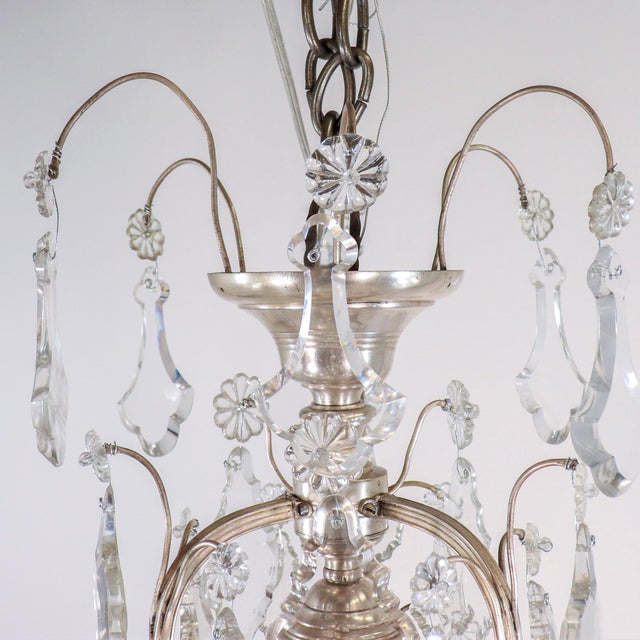 French Late 19th Century Louis XVI Revival De La Troisième République Chandelier For Sale - Image 3 of 18