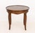 Italian Circular Walnut Occasional Table, on four cabriole legs, marked "Made in Italy" to underside. 22.25" H x 26"...