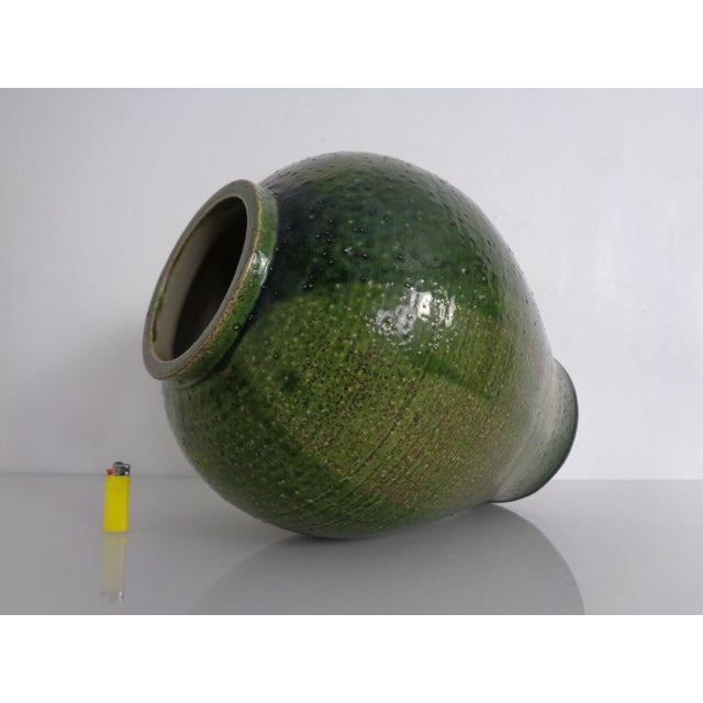 Large Glazed Studio Ceramic Vase, Italy, 1960s For Sale - Image 13 of 18