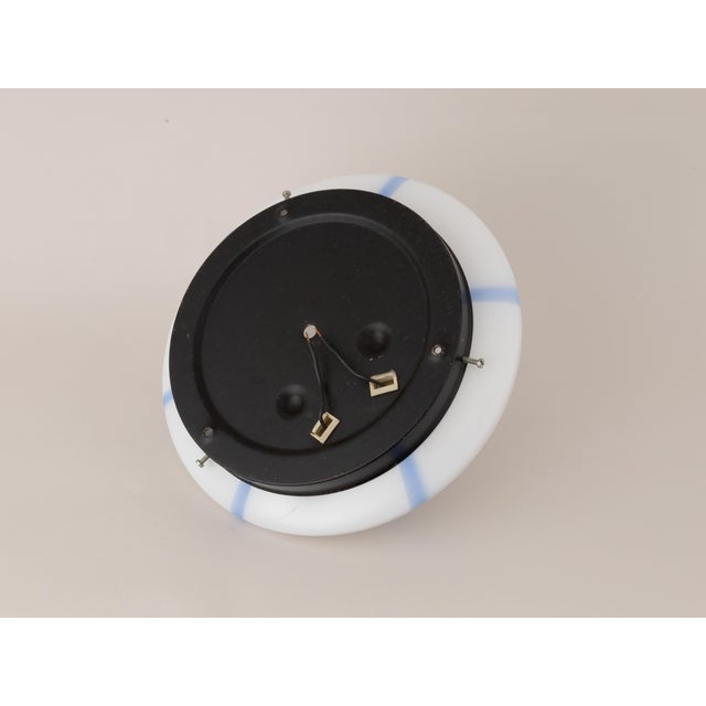 White Mid Century Modern Flush Mount or Wall Sconce in the Style of Massimo Vignelli For Sale - Image 8 of 8