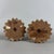 Metal Antique Candlesticks in Gilded Wood, Brass, Mirrored Glass, Set of 2 For Sale - Image 7 of 11