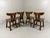 Brutalist Oak Dining Chairs, 1970s, Set of 4 For Sale - Image 9 of 16