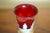 Ruby Red Vintage Italian Murano Hand Enameled Ruby Glass Chalice For Sale - Image 8 of 9
