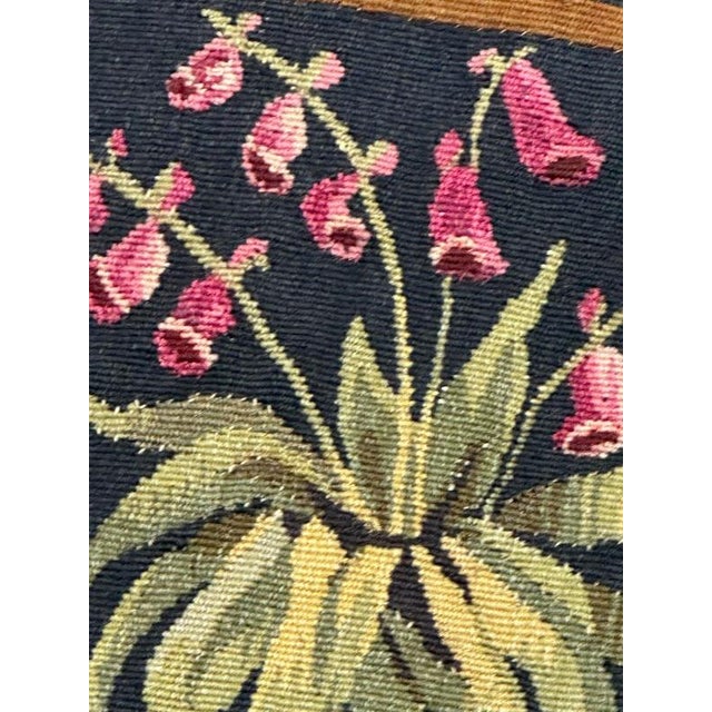 Mid-Century French Aubusson Tapestry Mille Fleurs, 1920s For Sale - Image 18 of 18
