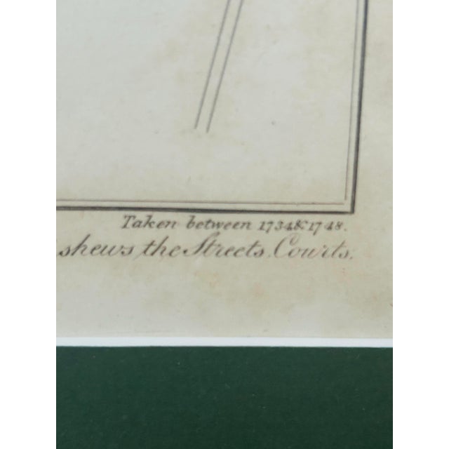 Cream 1807 J. T. Smith Framed Westminster London Map Engravings - Pair For Sale - Image 8 of 12