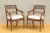 Beautiful pair of side armchairs manufactured by Maitland-Smith, they are made in Indonesia. Both of them have the label...