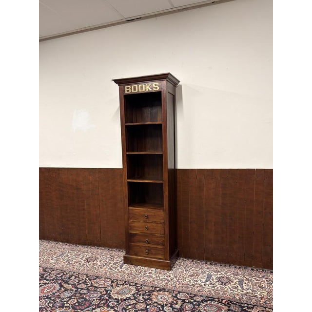 English Bookcase in Teak For Sale - Image 3 of 13