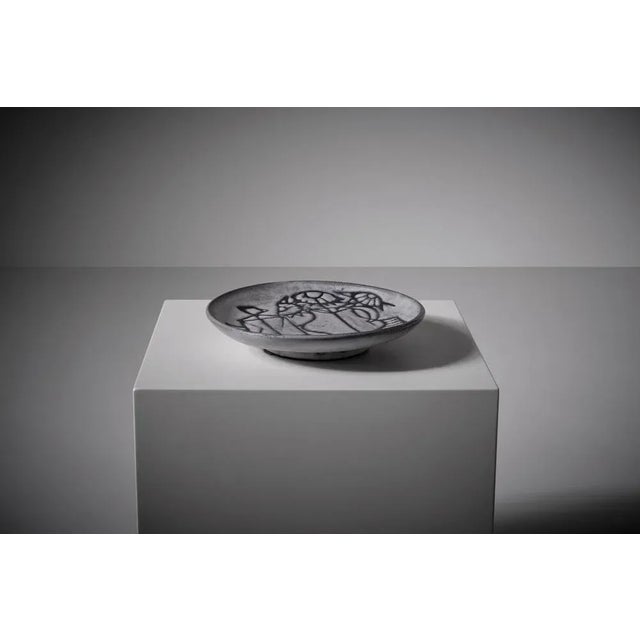 French Ceramic Bowl by Jacques Pouchain for Atelier Dieulefit, 1950s For Sale - Image 4 of 8