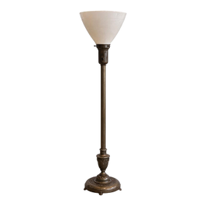Early 20th Century Mitchell M117 Art Deco Torchiere Table Lamp – 17.5”
