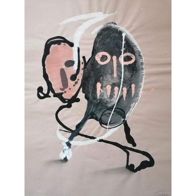 Stefano Mazzolini, Chiesos, 2017, Acrylic on Paper For Sale - Image 3 of 18