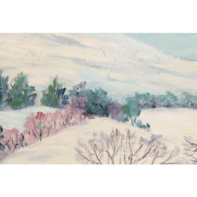 Ann Yost Whitesell 'Village in the Poconos' Original Oil Painting For Sale - Image 4 of 12