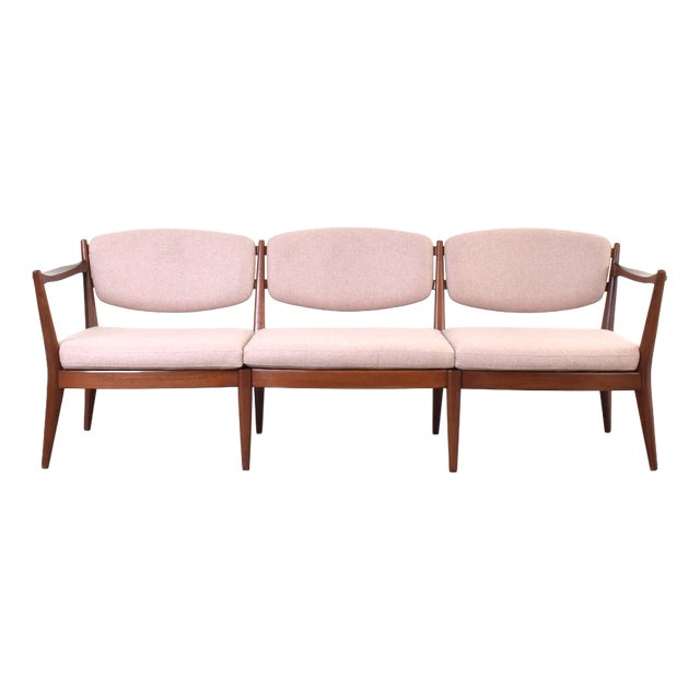 Norwegian Teak Sofa by Fredrik A. Kayser and Adolf Relling for Arnestad Bruk, 1950s For Sale
