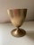 Vintage Brass Chalice . Great piece for the bookshelf. Prep school charm themed decor. Beautifully patina from age.