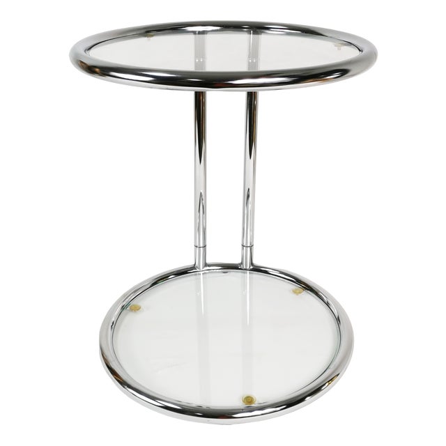 German Bauhaus Side Table in the style of Eileen Gray, 1980s For Sale