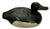 Very Nice Large Size Antique American Hand Carved & Painted Wood Duck Hunters Working Decoy With Glass Eyes For Sale - Image 9 of 18