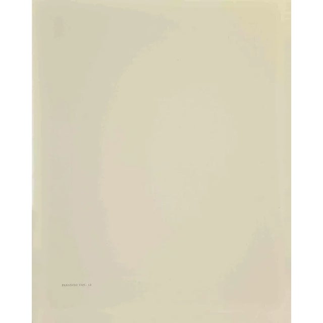 Saint Bonaventure from the Series "The Divine Comedy" - Song 12 - Paradise is a woodcut print realized in 1963 for a...