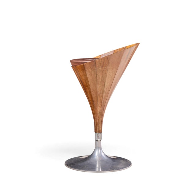 John Mortensen for Dyrlund Mid Century Danish Fountain Barstools - Set of 4 For Sale - Image 9 of 10